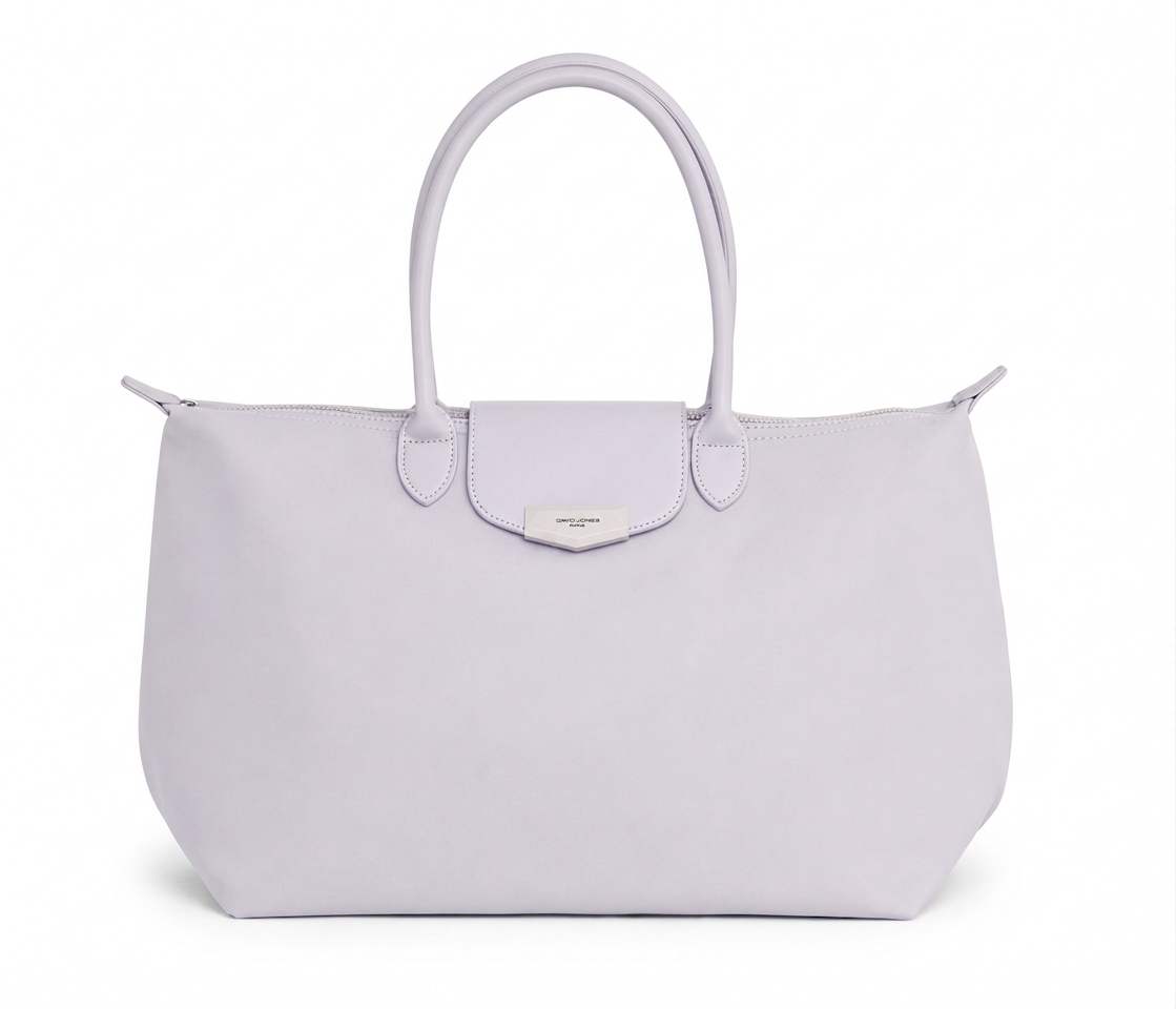 Sac de cours spacieux couleur lilas claires