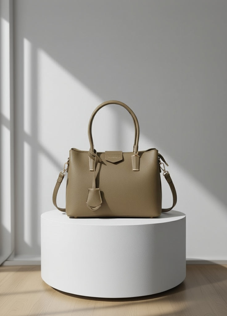 sac chic à charm doré kaki