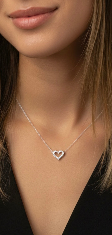collier sous forme de collier  acier inoxydable argenté