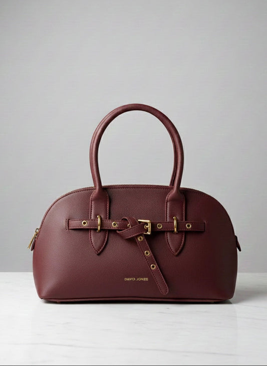 sac vintage bordeaux joli