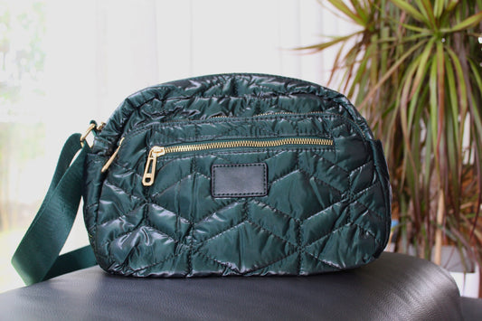 Sac a multiples pochettes vert sage