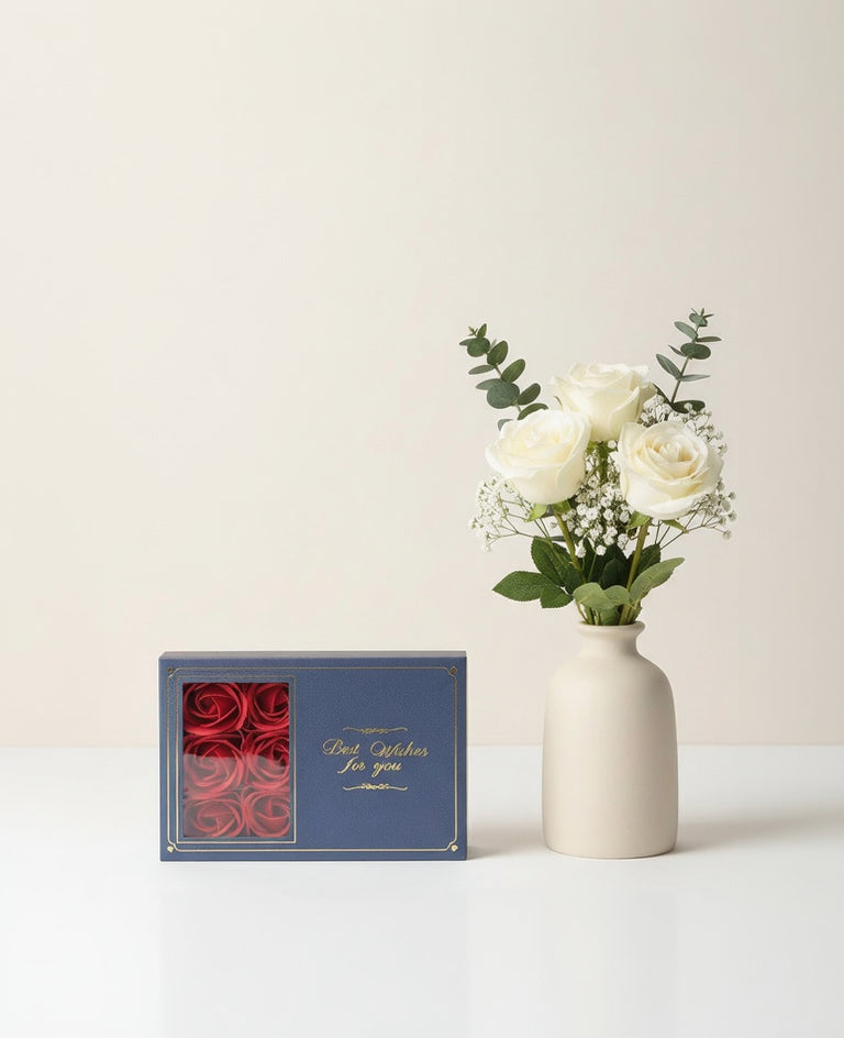 packaging cadeau bleu