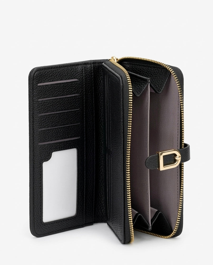 portefeuille chic grand et ouvert