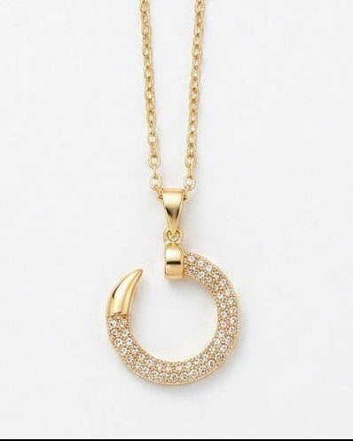 elegant chic collier clous doré